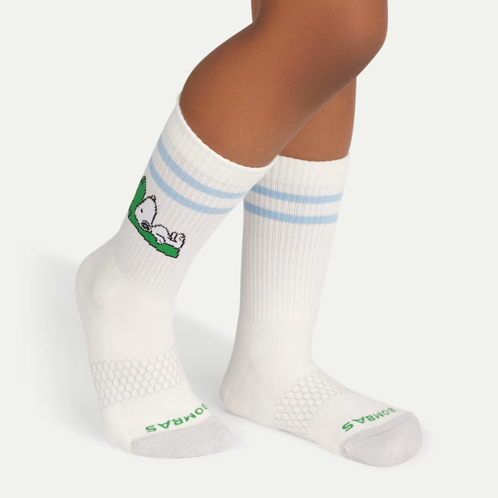 Bombas Peanuts x Bombas: Youth Calf Sock 4-Pack Gift Box