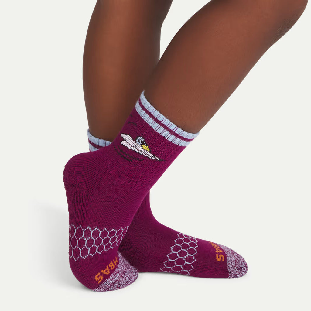 Peanuts x Bombas: Junior Gripper Calf Sock 4-Pack Gift Box