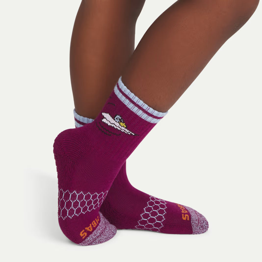 Peanuts x Bombas: Junior Gripper Calf Sock 4-Pack Gift Box
