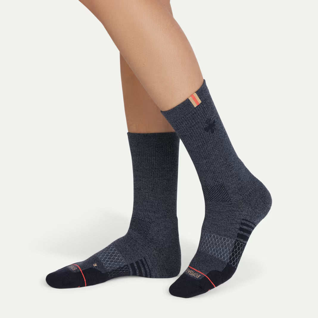 Men's Merino Wool Blend Run Calf Socks
