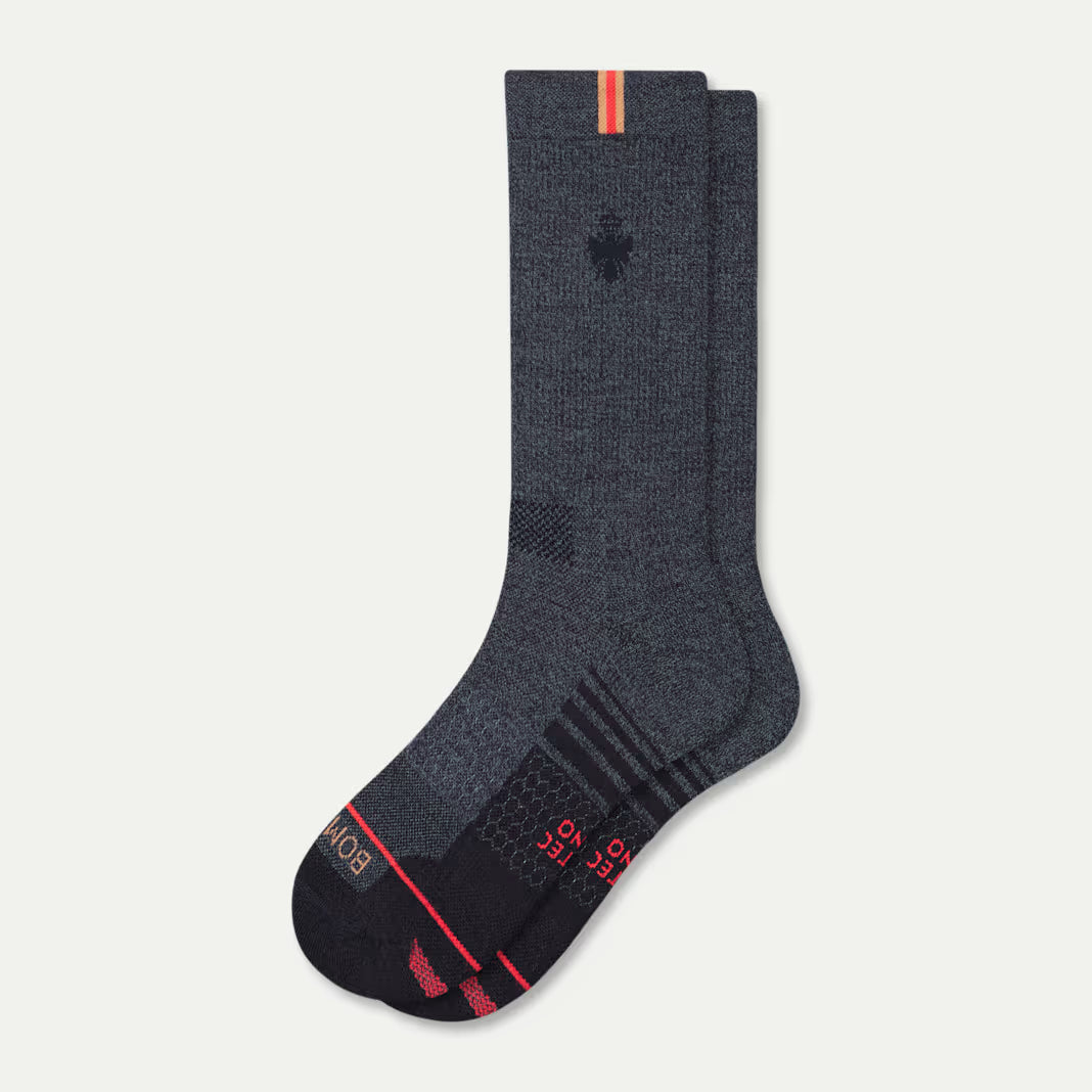 Men's Merino Wool Blend Run Calf Socks