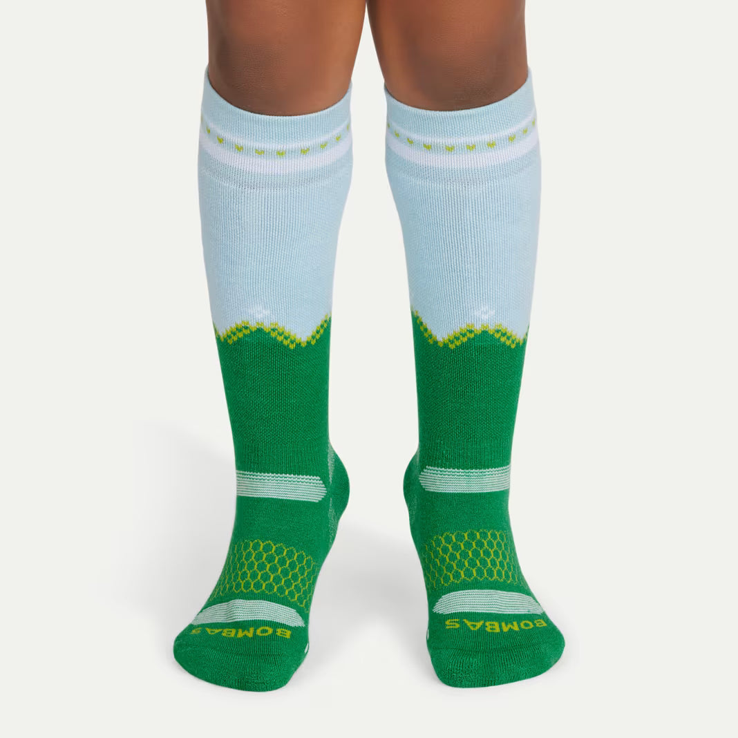 Bombas Youth Full-Cushion Merino Wool Blend Ski & Snowboard Sock 3-Pack