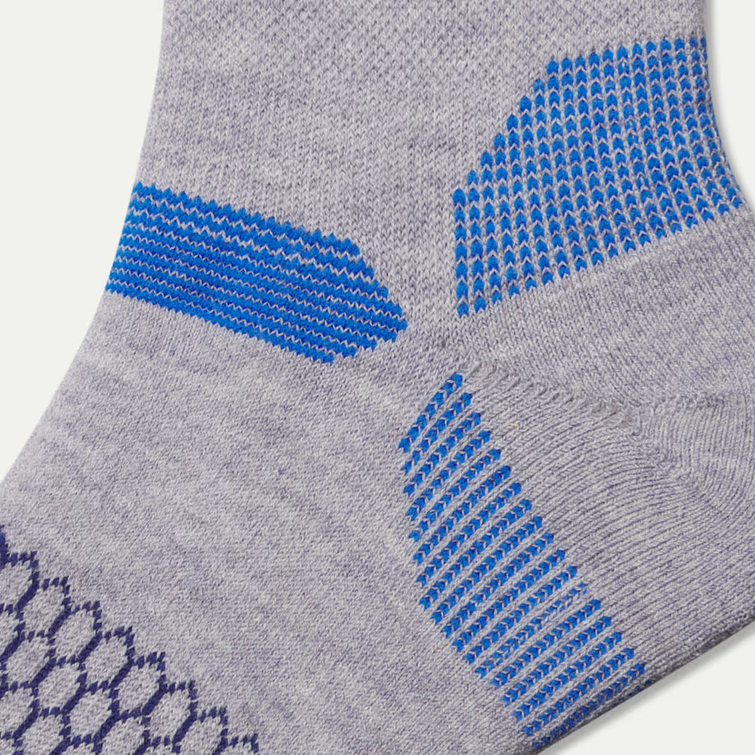 Men's Full-Cushion Merino Wool Blend Ski & Snowboard Socks