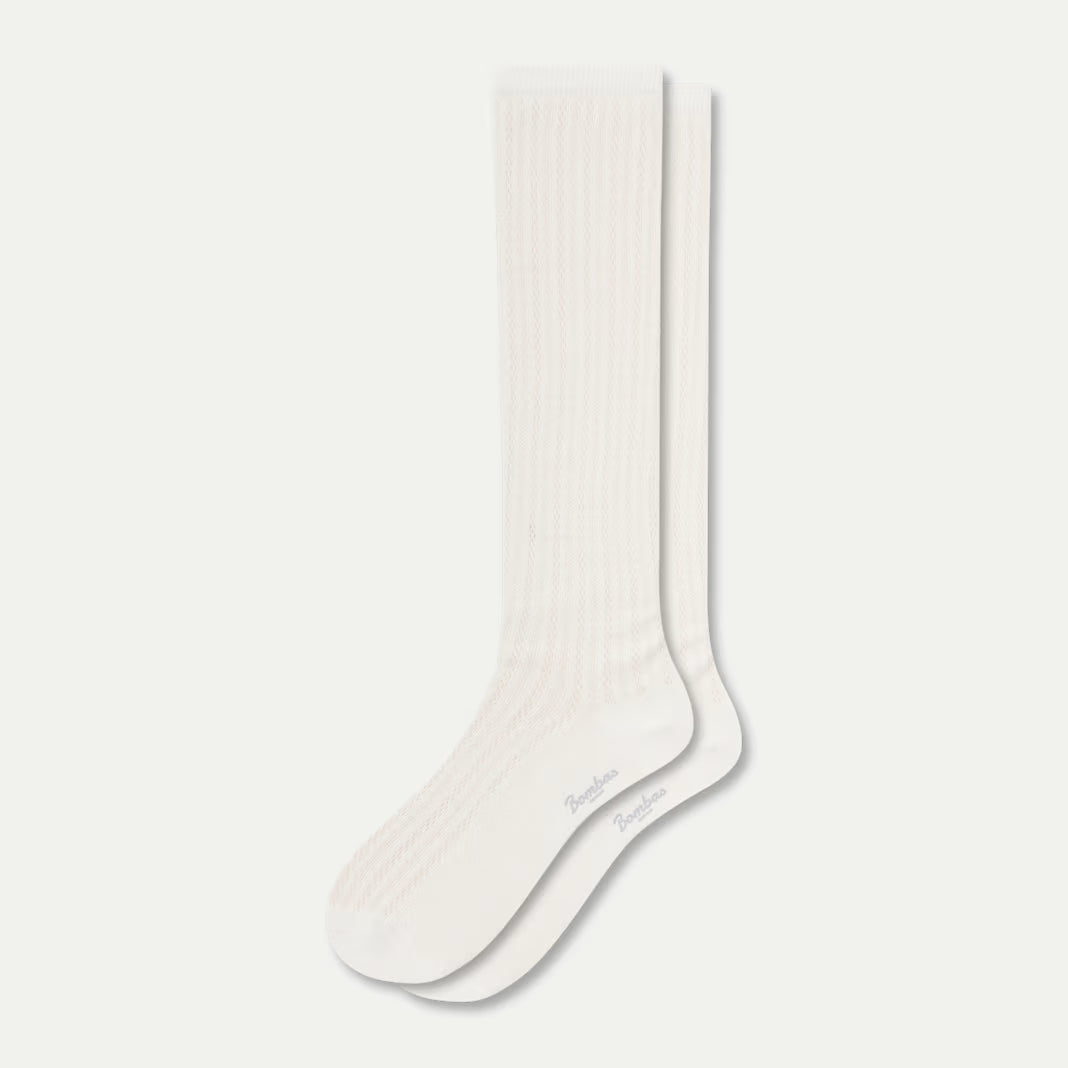 Women's Pointelle Knee High Socks