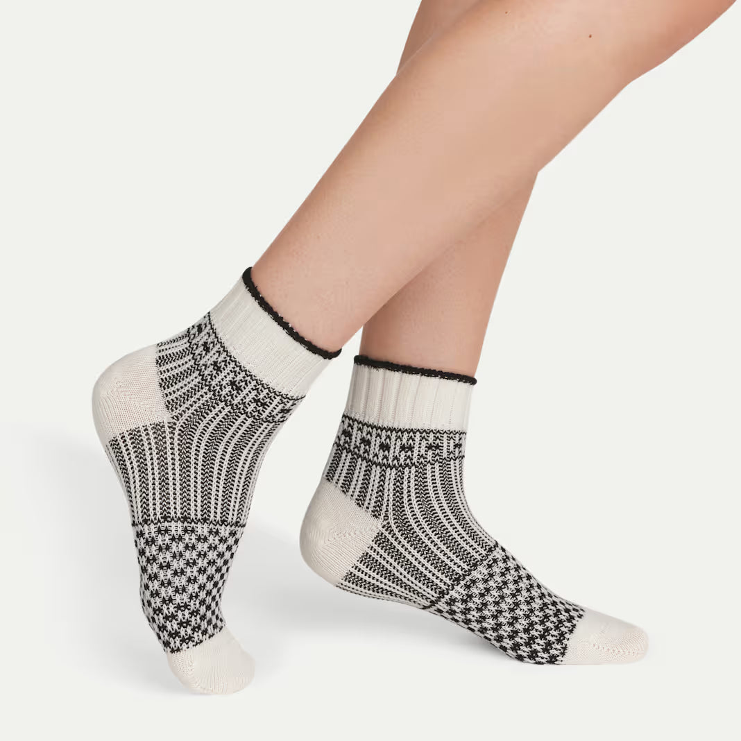 Women's Merino Wool Blend Sweater Quarter Sock 3-Pack