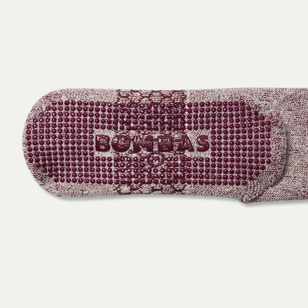 Men’s Roll-Top Merino Blend Gripper House Sock