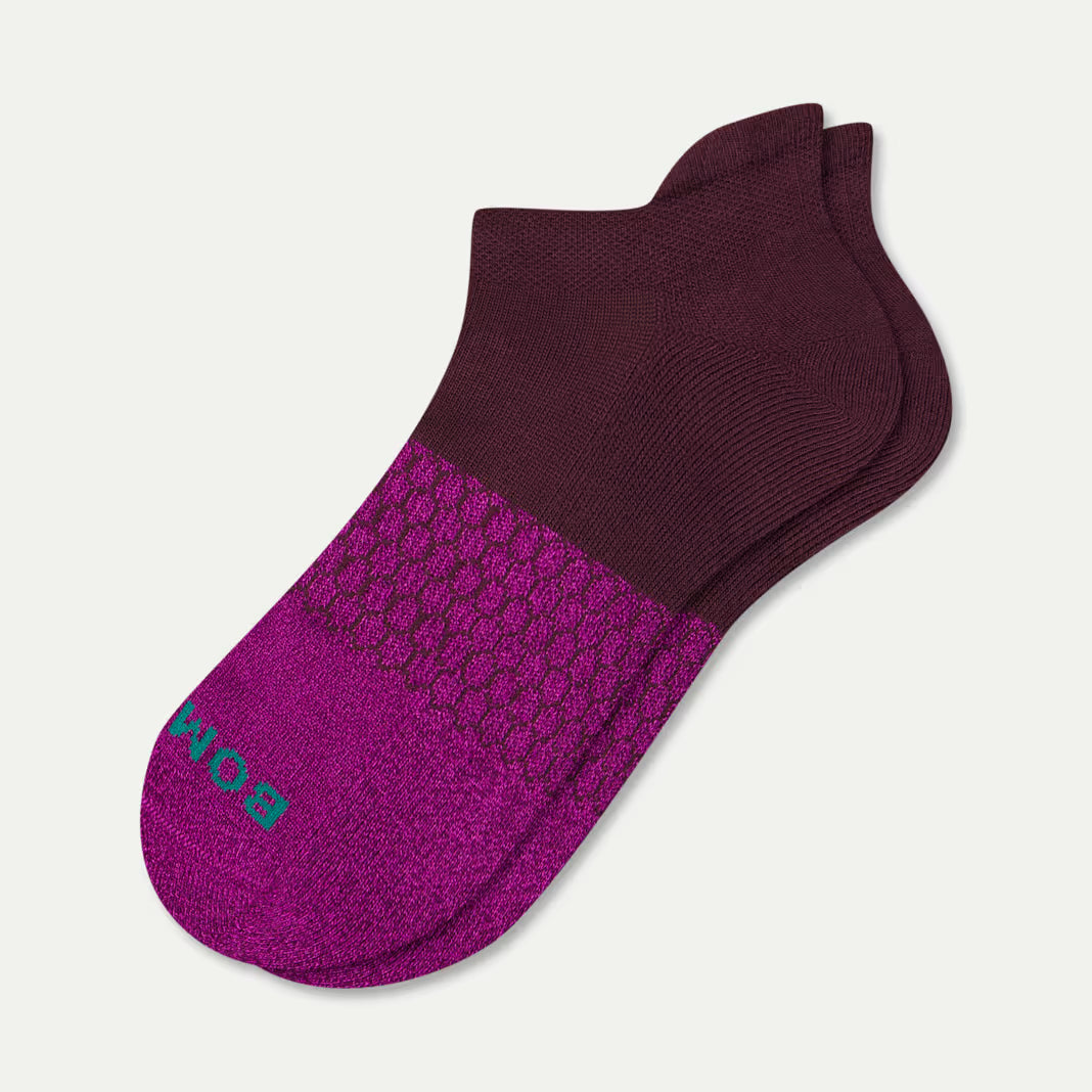 Bombas Women's Marl Ankle Socks(Berry Plum)