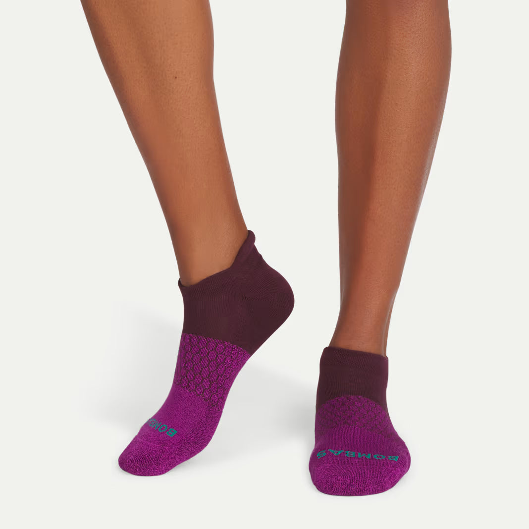 Bombas Women's Marl Ankle Socks(Berry Plum)