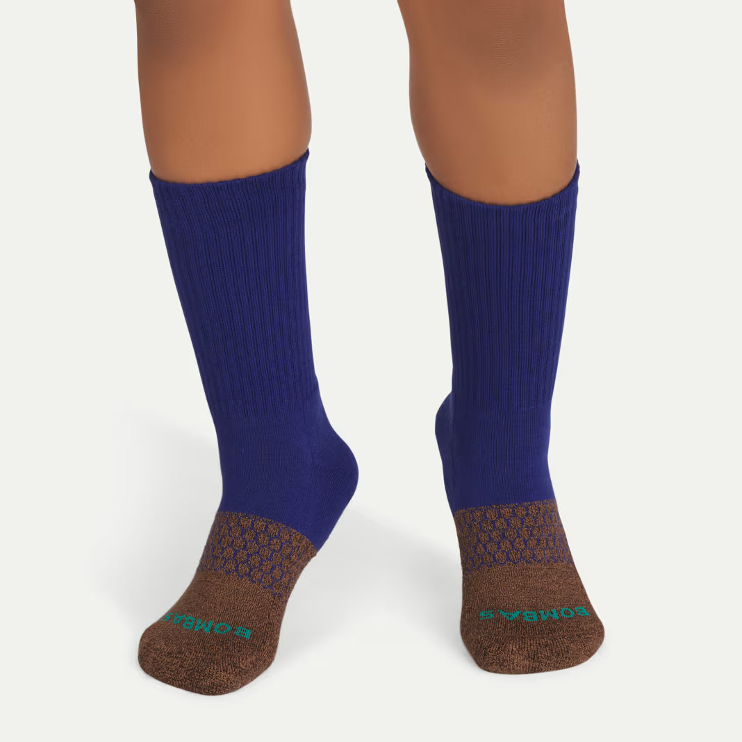 Bombas Youth Marl Calf Sock 4-Pack