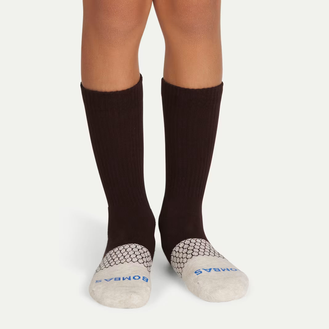 Bombas Youth Marl Calf Sock 4-Pack