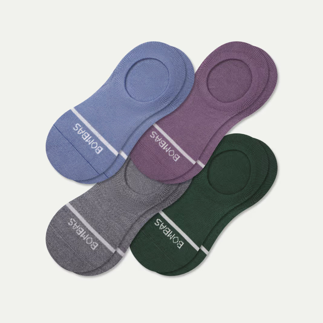 Women's Lightweight Merino Wool Blend No Show Sock 4-Pack