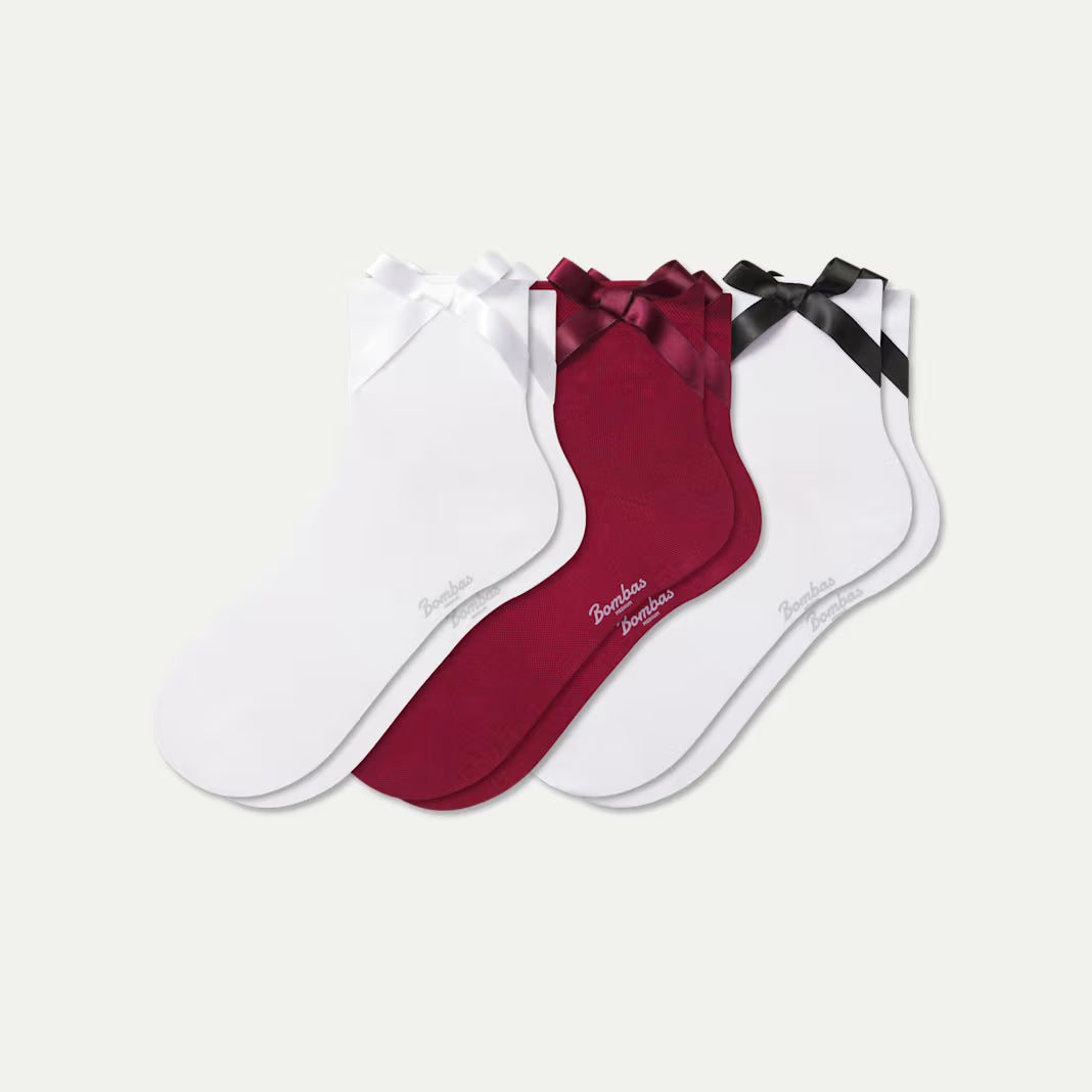 Women's Lightweight Bow Quarter Sock 3-Pack