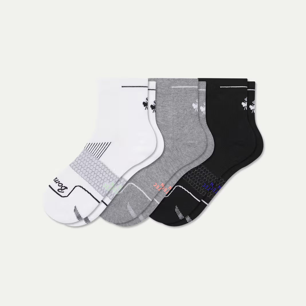 Women's Run Quarter Sock 3-Pack