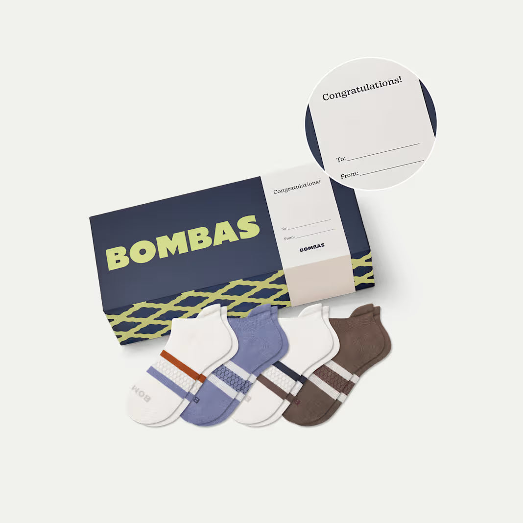 Men’s Celebration Ankle Sock 4-Pack Gift Box