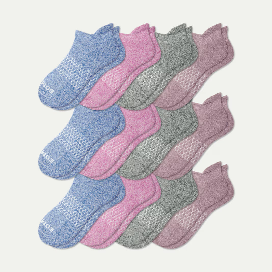 Women's Marl Ankle Sock 12-Pack