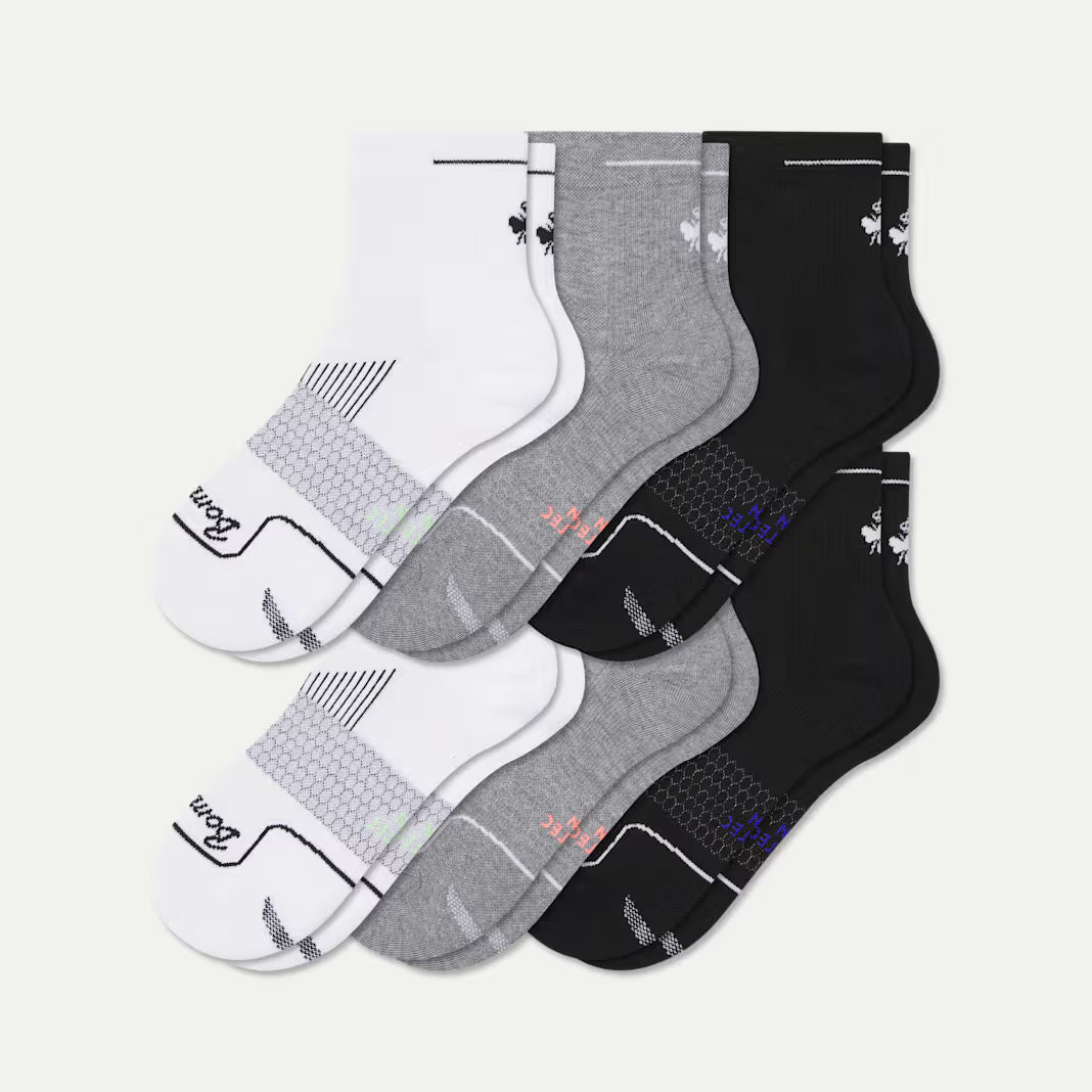 Women's Run Quarter Sock 6-Pack