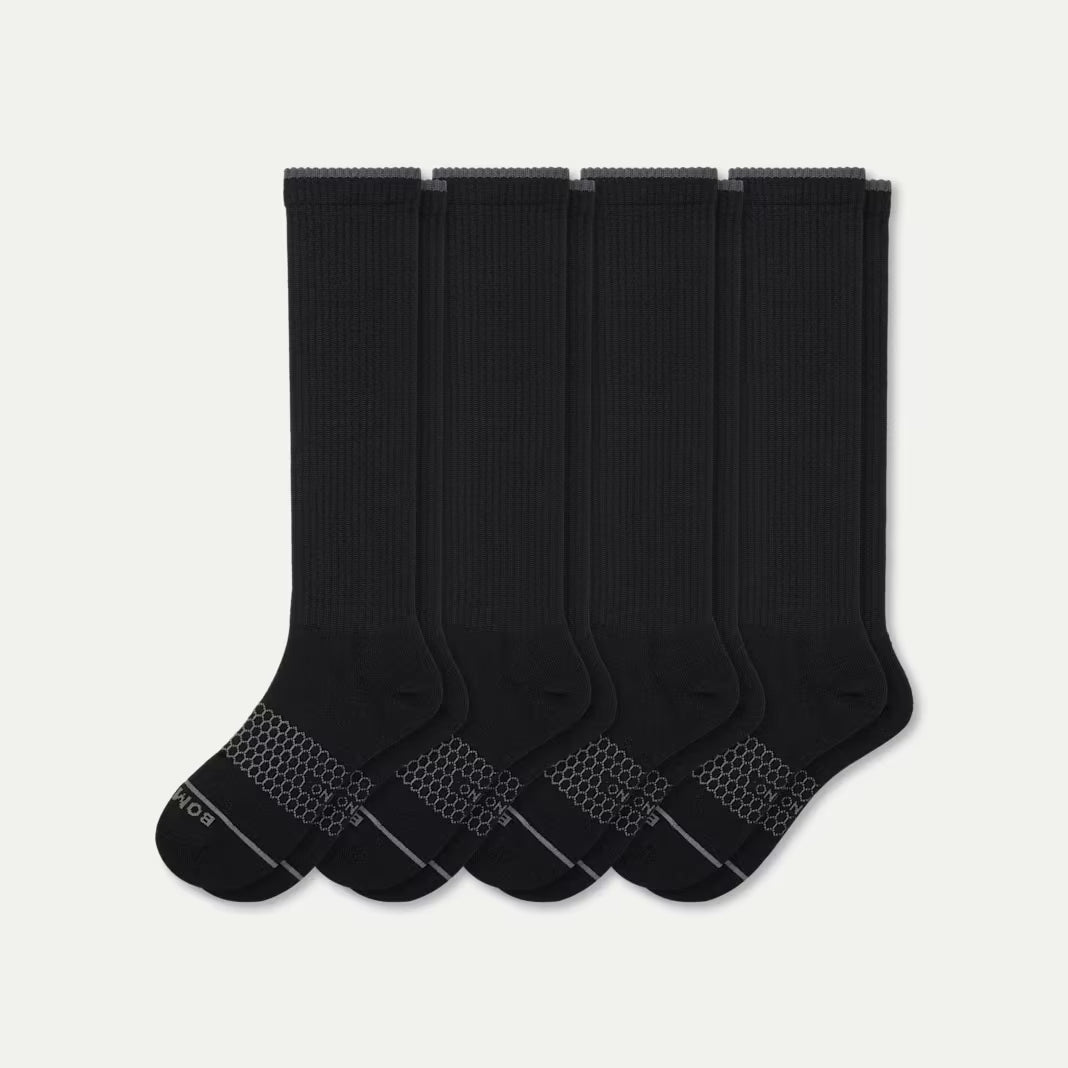 Women's Merino Wool Blend Knee-High Sock 4-Pack