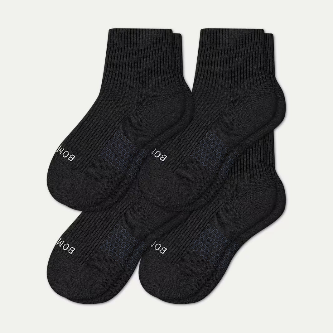 Women's Modern Rib Quarter Sock 4-Pack