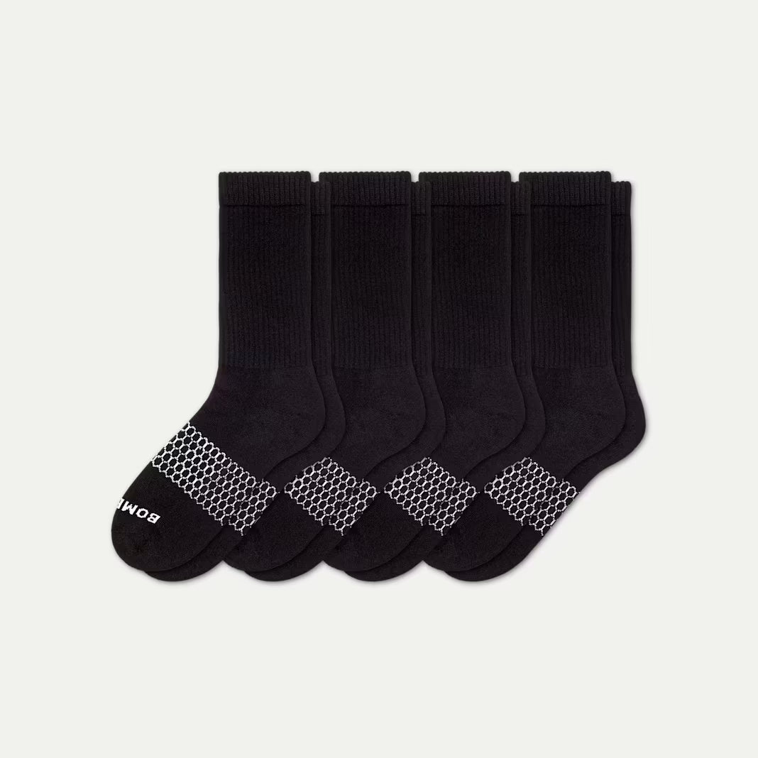 Men's Solids Calf Sock 4-Pack