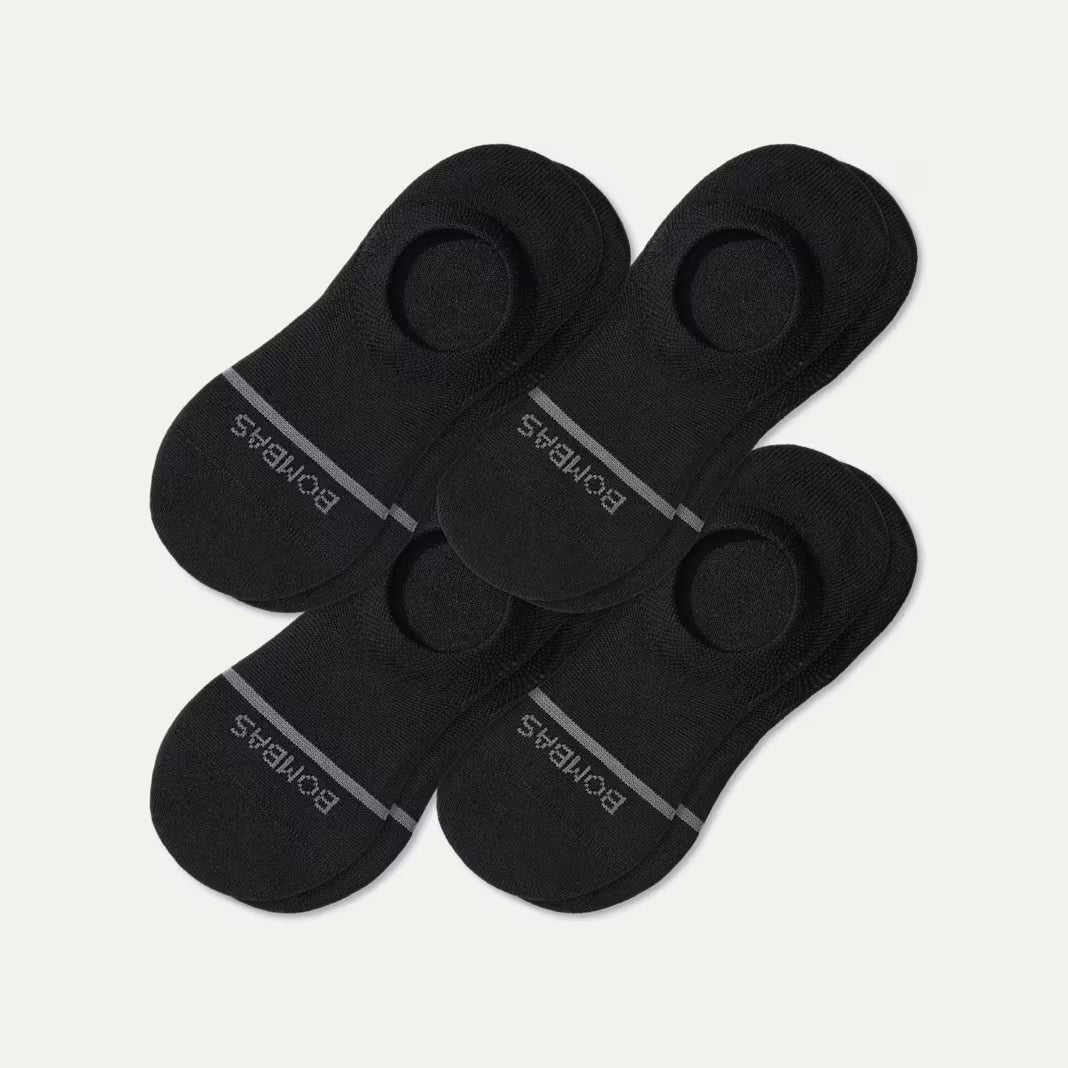 Women's Lightweight Merino Wool Blend No Show Sock 4-Pack