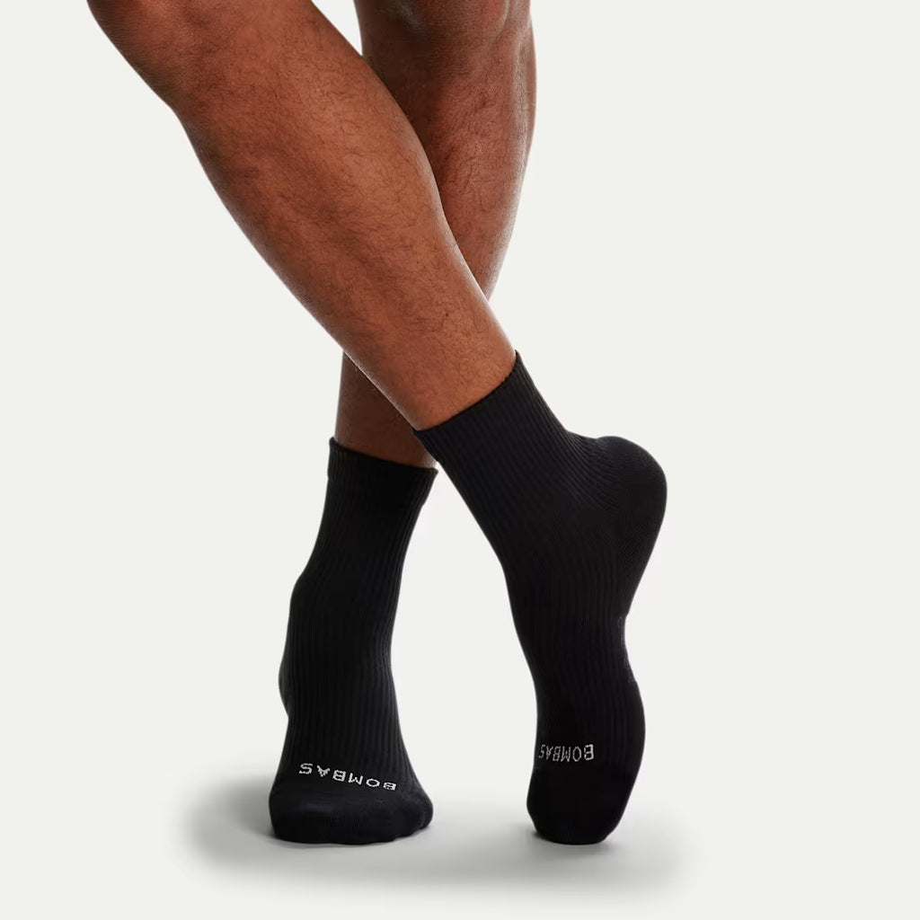 Men's Modern Rib Quarter Socks