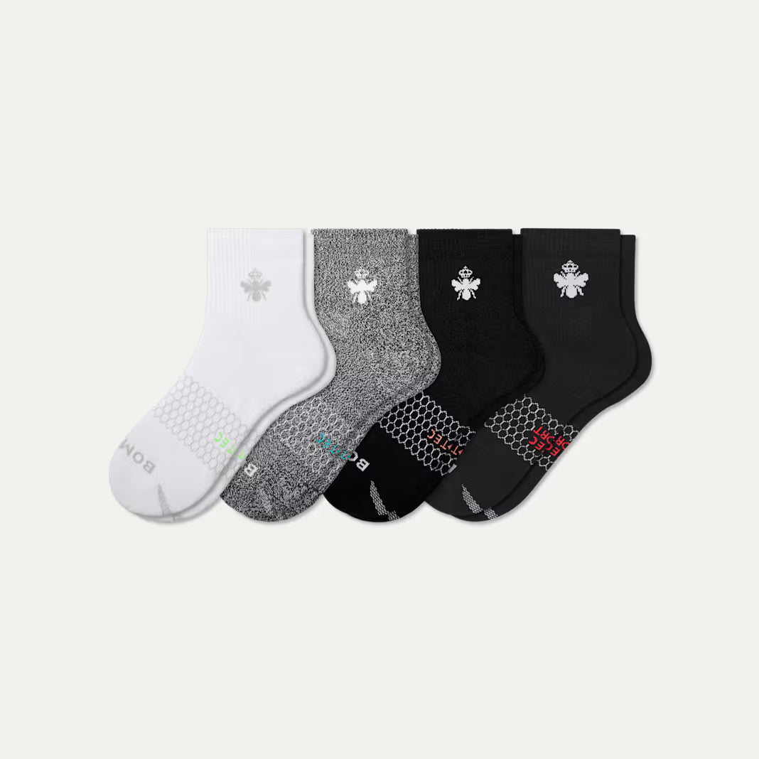 Women's All Sport Quarter Sock 4-Pack