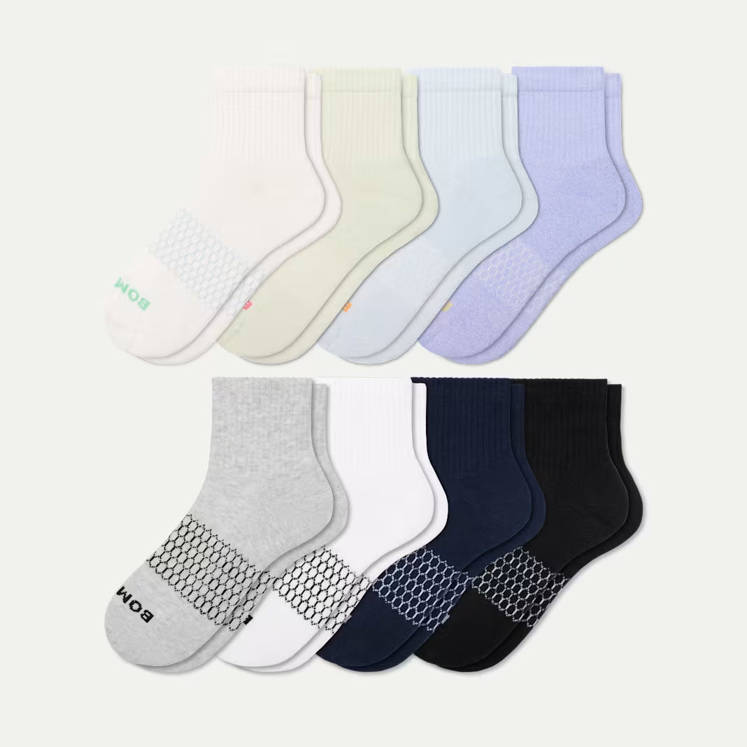 Women's Quarter Sock 8-Pack