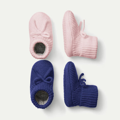 Baby Bow Gripper Slipper 2-Pack
