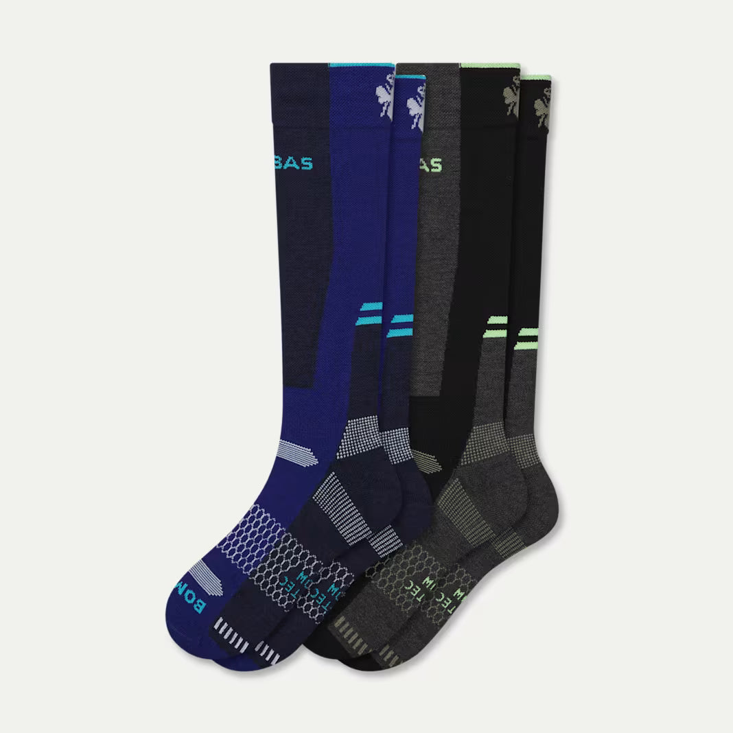 Women's Mid-Cushion Merino Wool Blend Ski & Snowboard Sock 2-Pack