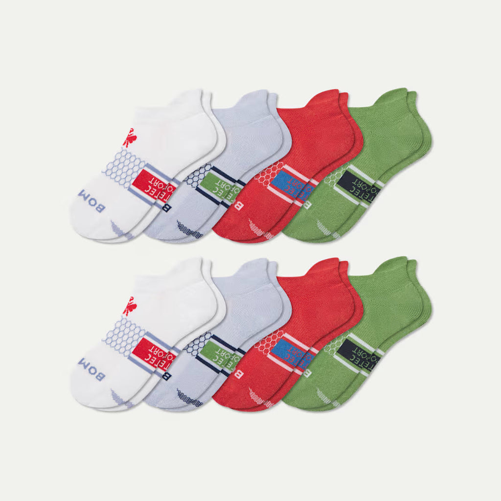 Bombas Youth All Sport Ankle Sock 8-Pack