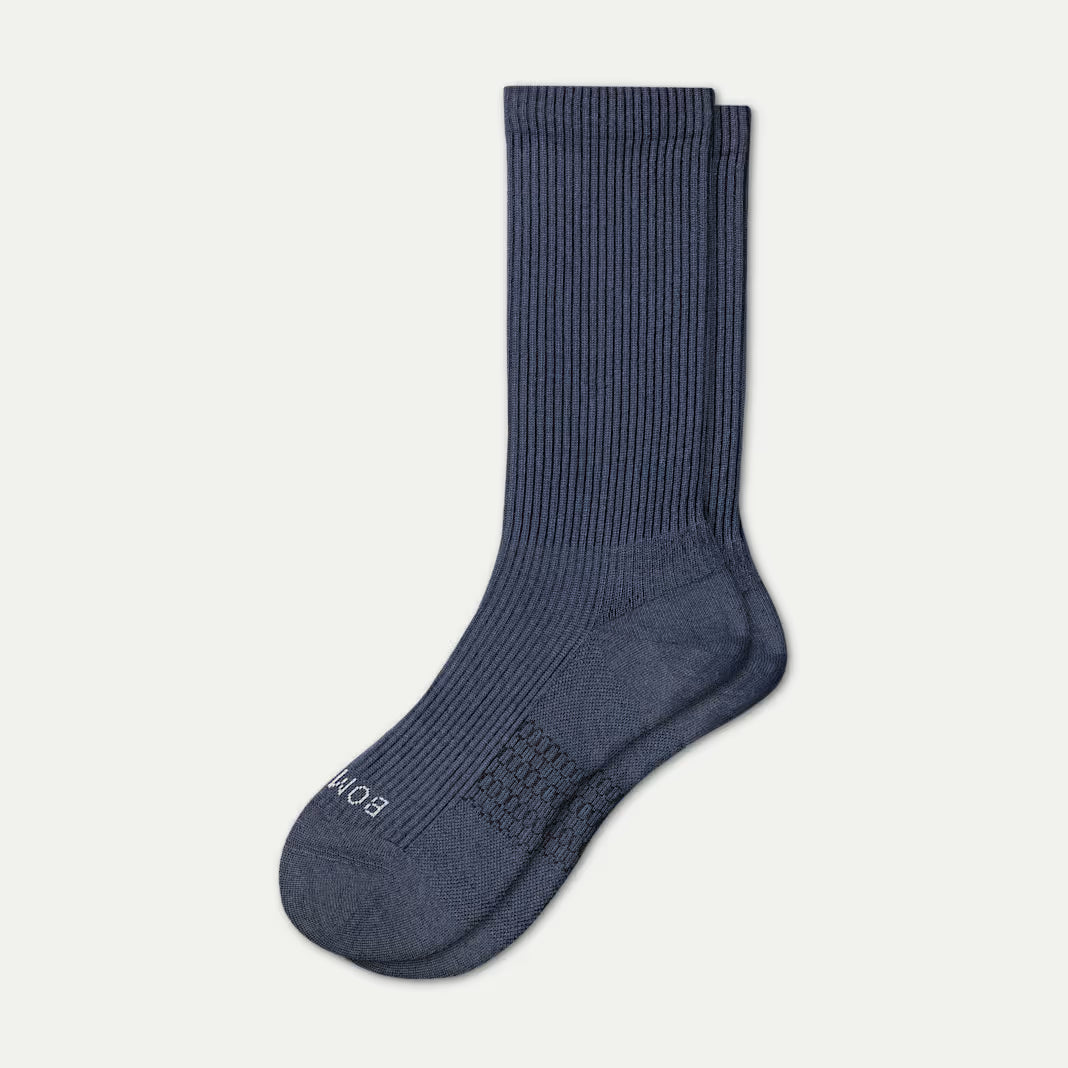 Bombas Men's Modern Rib Calf Socks