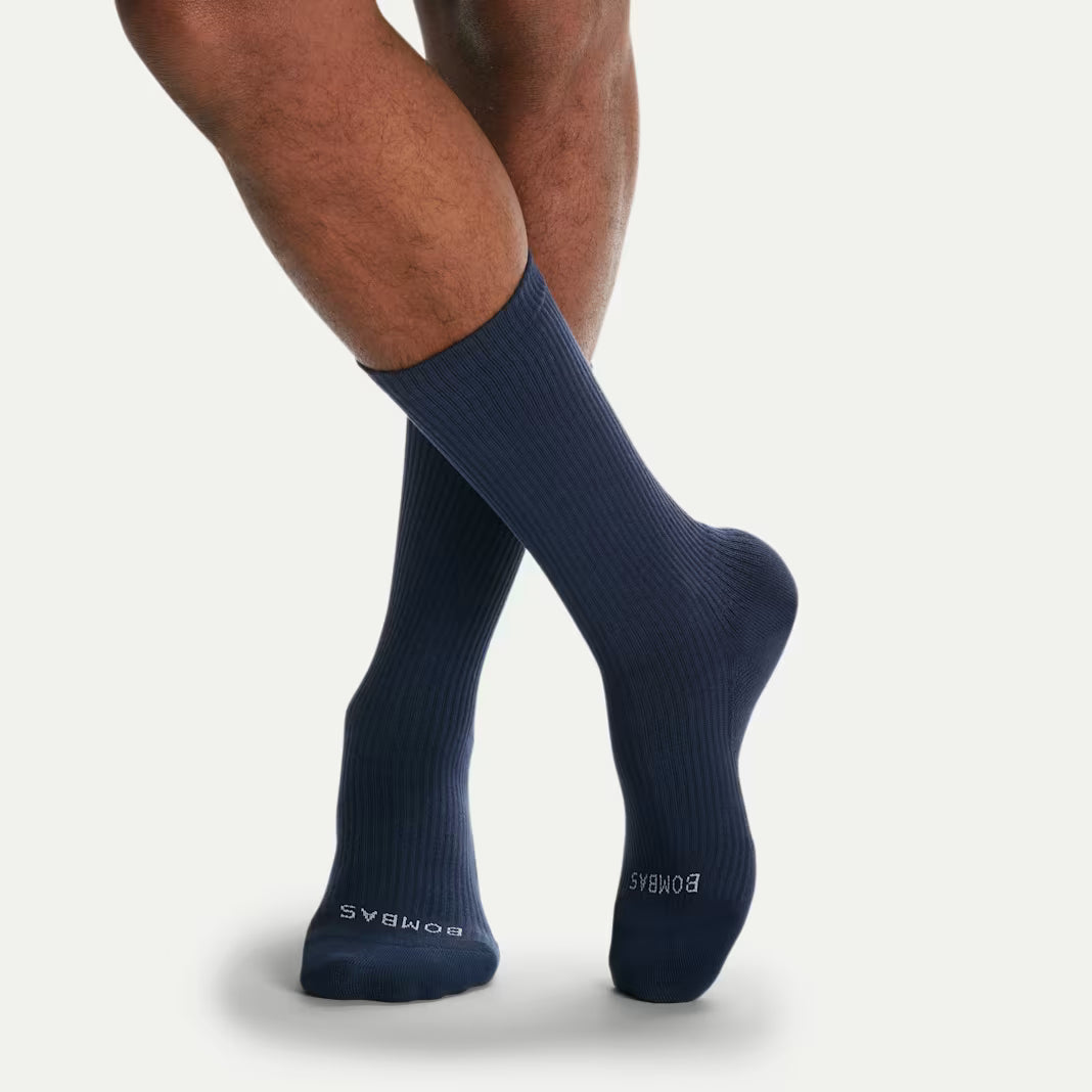 Bombas Men's Modern Rib Calf Socks