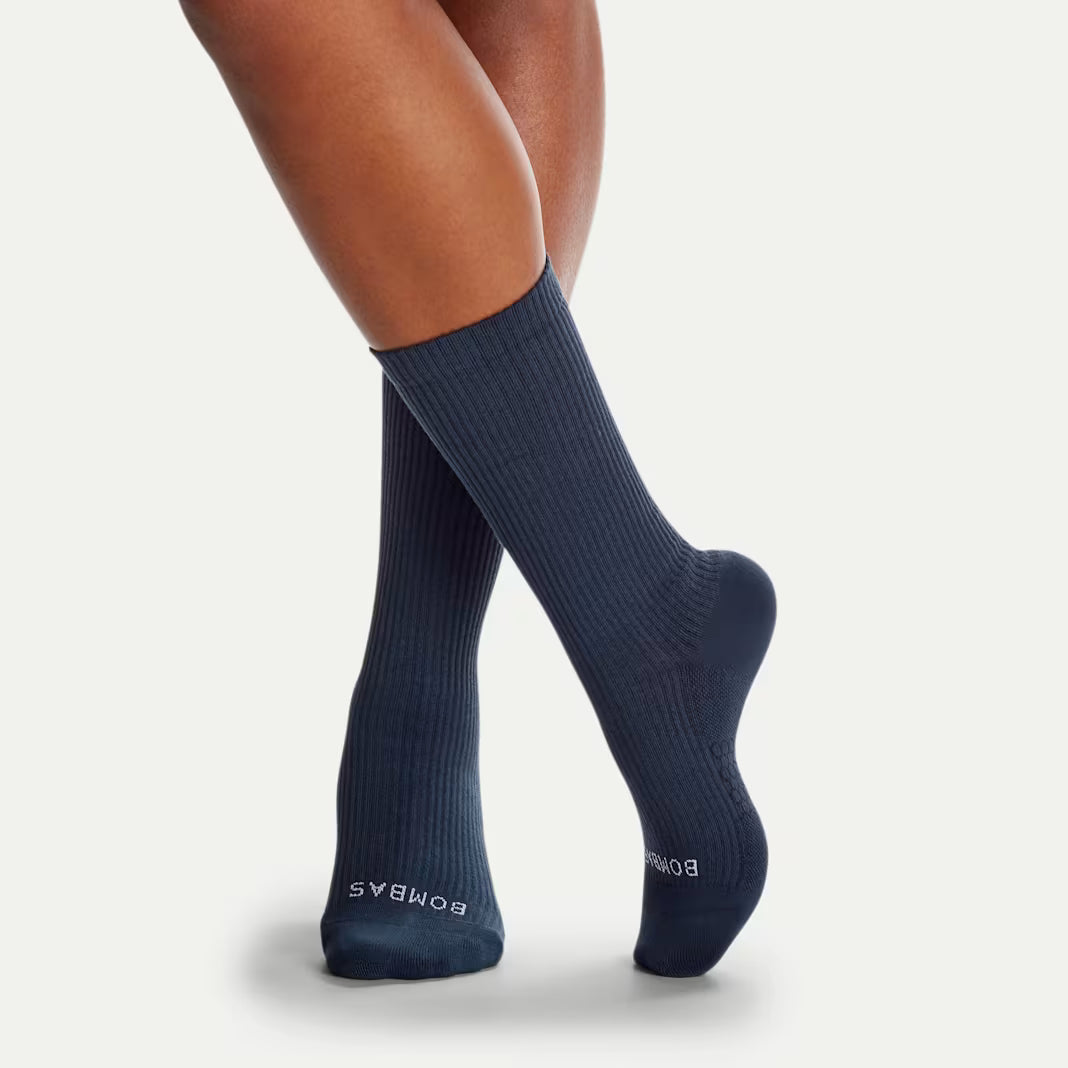 Women's Modern Rib Calf Socks
