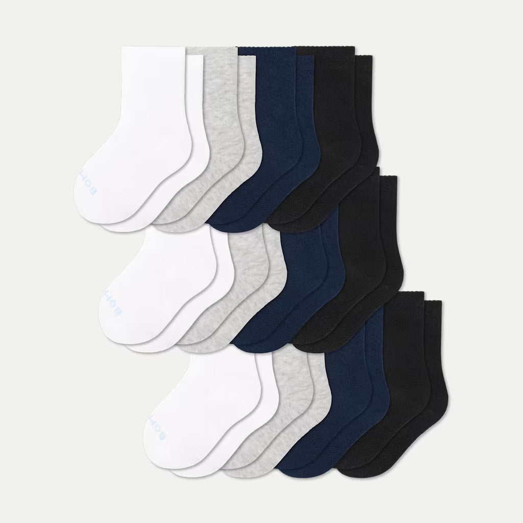 Junior Lightweight Calf Sock 12-Pack
