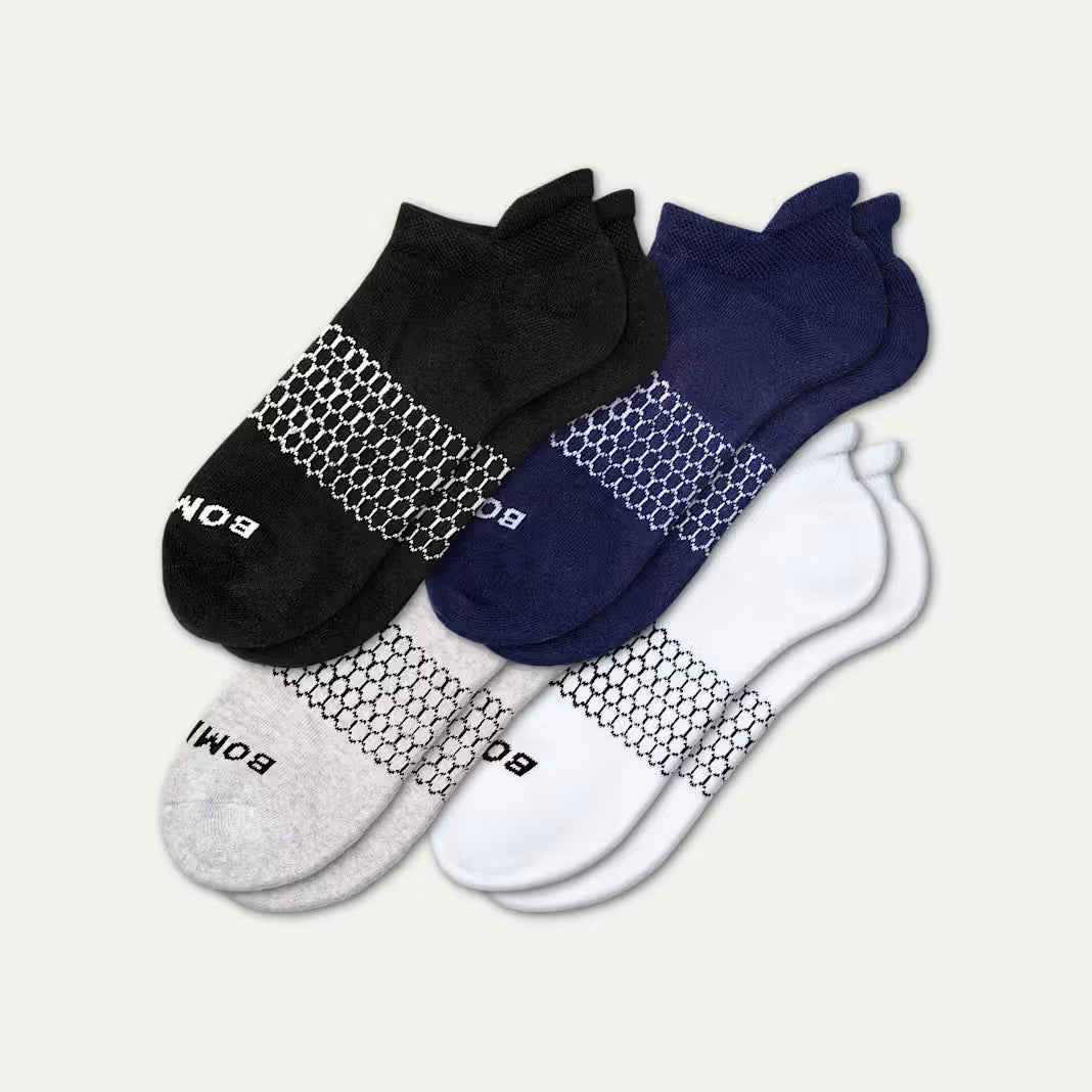 Men's Solids Ankle Sock 4-Pack