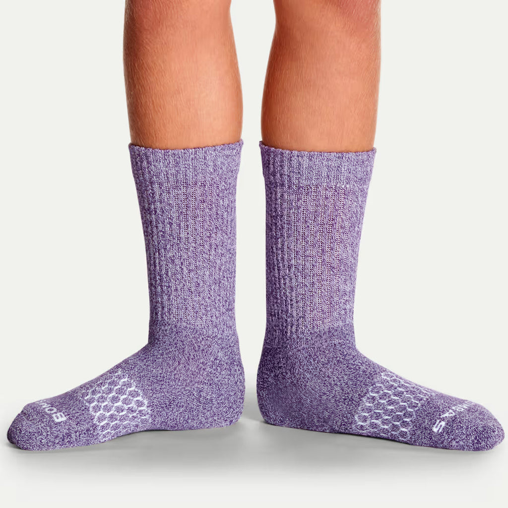 Bombas Youth Marl Calf Sock 4-Pack