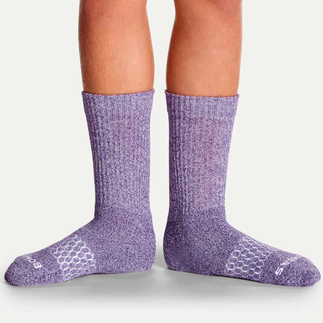 Bombas Youth Marl Calf Sock 4-Pack