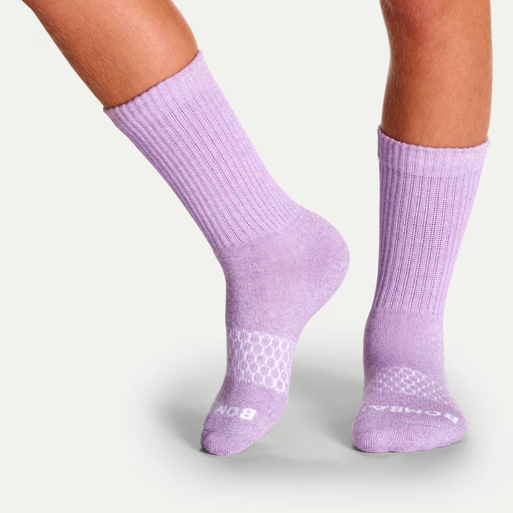 Bombas Youth Marl Calf Sock 4-Pack