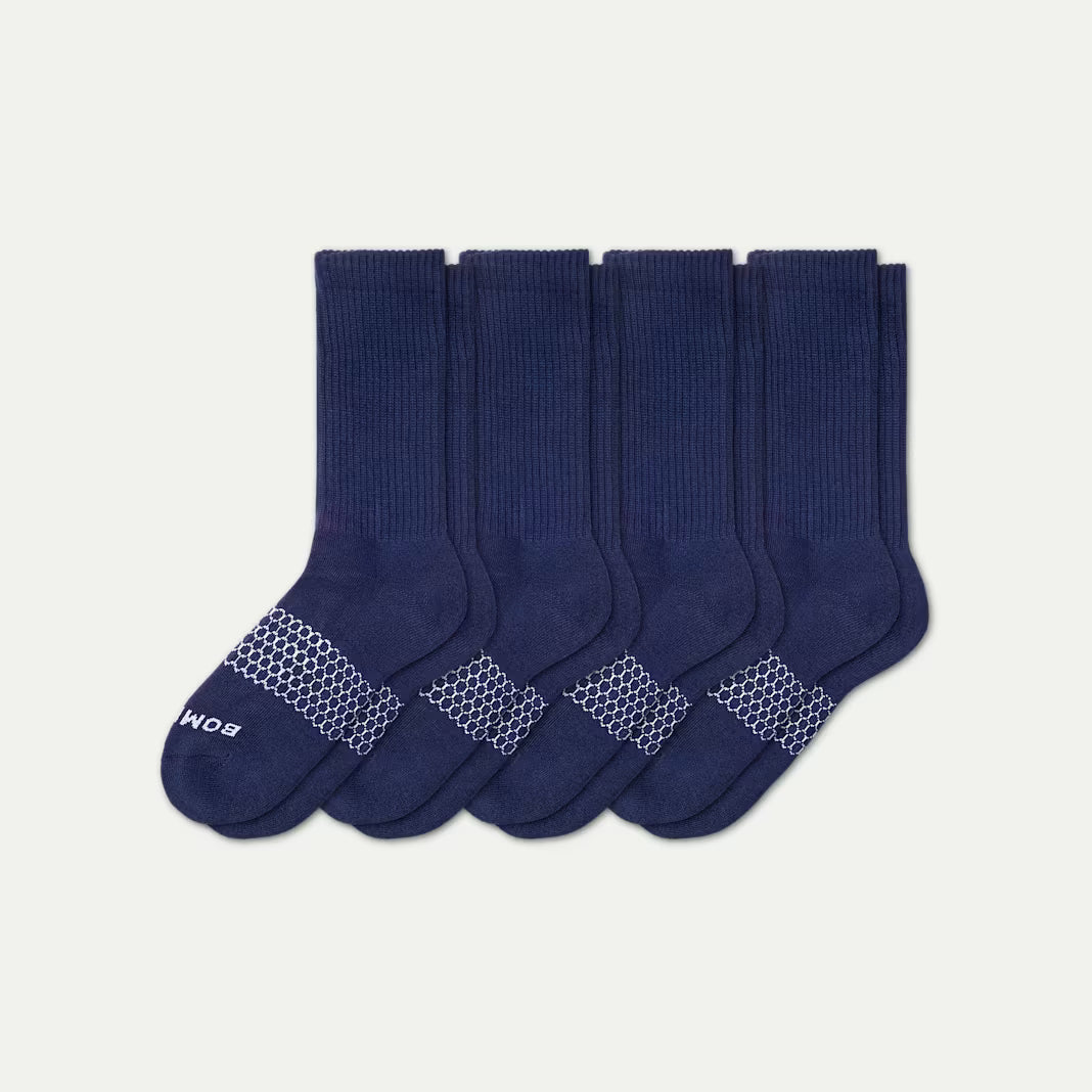 Men's Solids Calf Sock 4-Pack