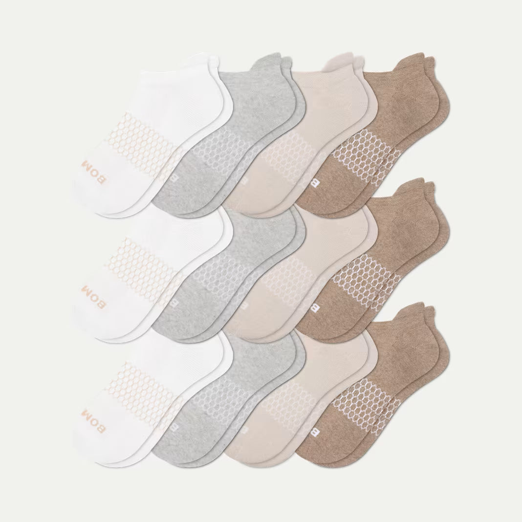 Women's Solids Ankle Sock 12-Pack