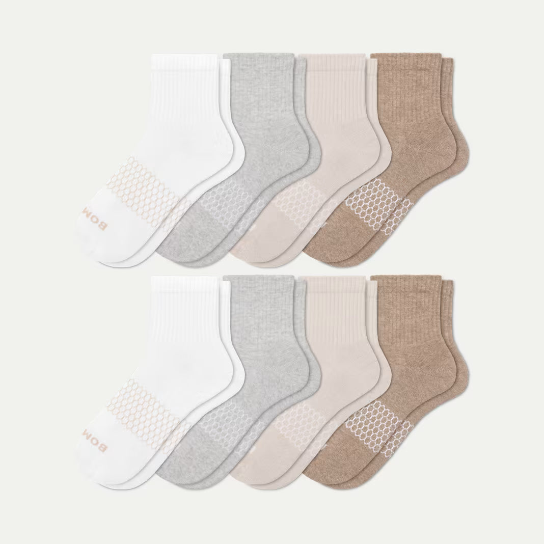 Women's Quarter Sock 8-Pack