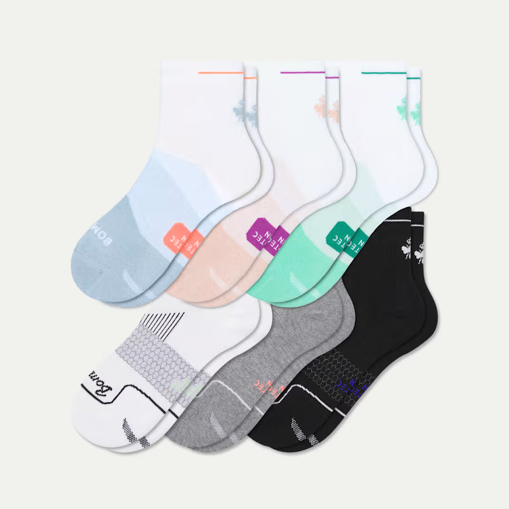 Women's Run Quarter Sock 6-Pack