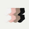 Baby Ruffle Rib Calf Sock 8-Pack (0-6 Months)