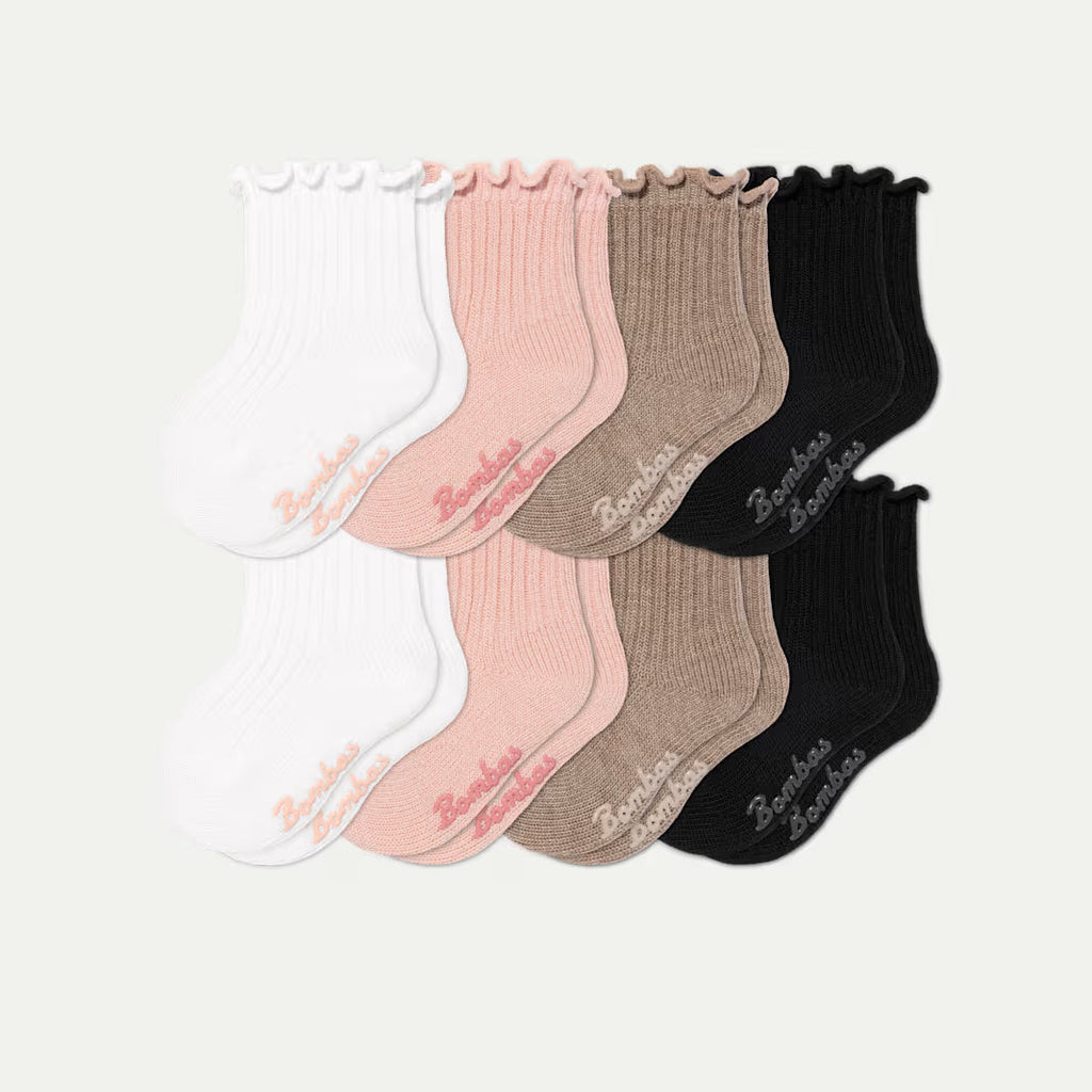 Baby Ruffle Rib Calf Sock 8-Pack (6-12 Months)
