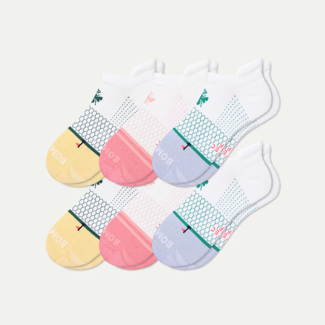 Women's Golf Ankle Sock 6-Pack