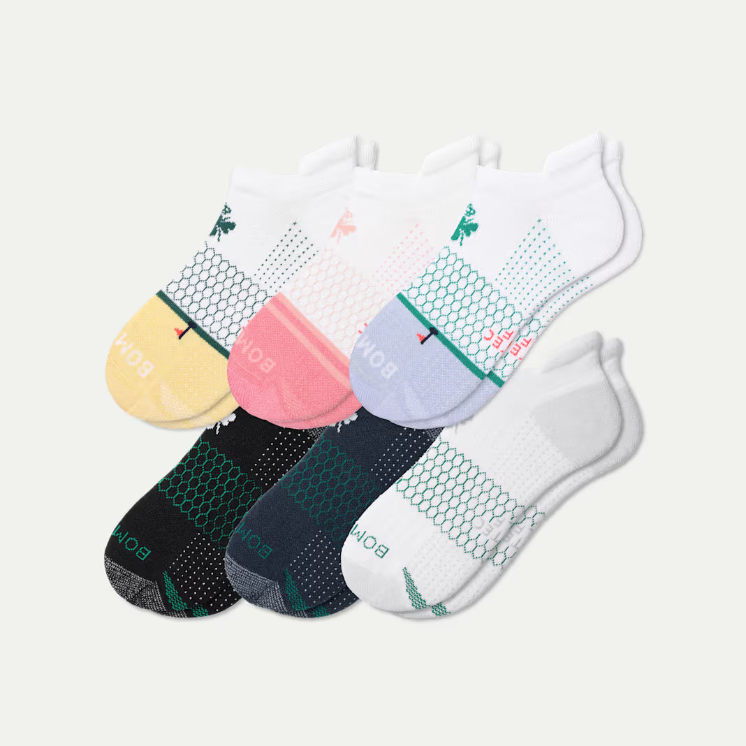 Women's Golf Ankle Sock 6-Pack