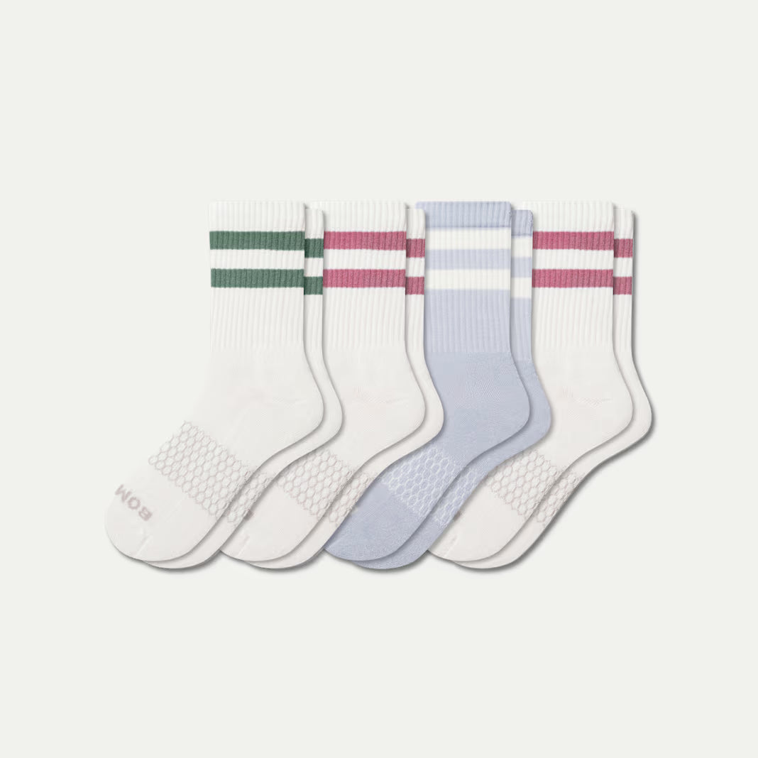 Men's Vintage Stripes Half Calf Sock 4-Pack