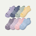 Bombas Youth Ankle Sock 8-Pack(Sage Pastel Mix)