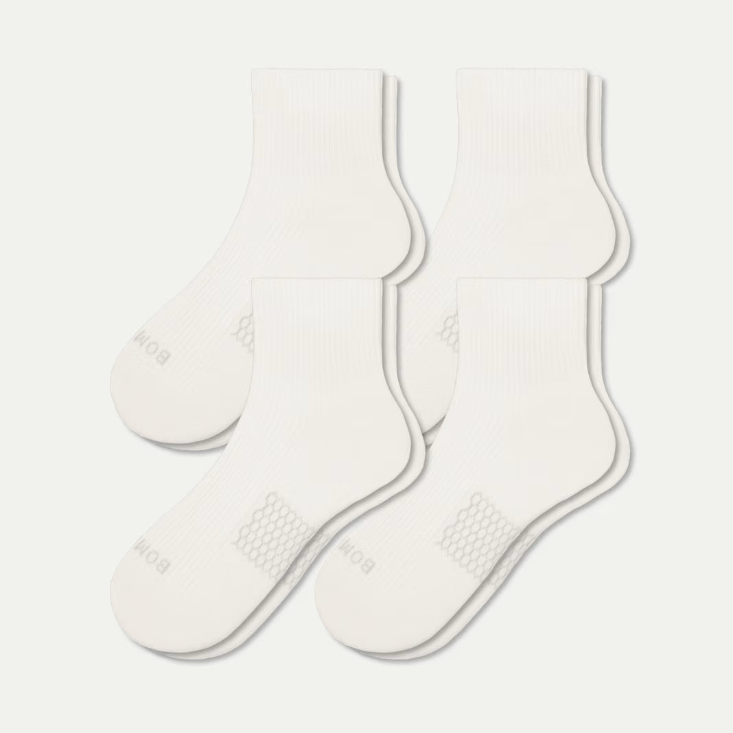 Women's Modern Rib Quarter Sock 4-Pack