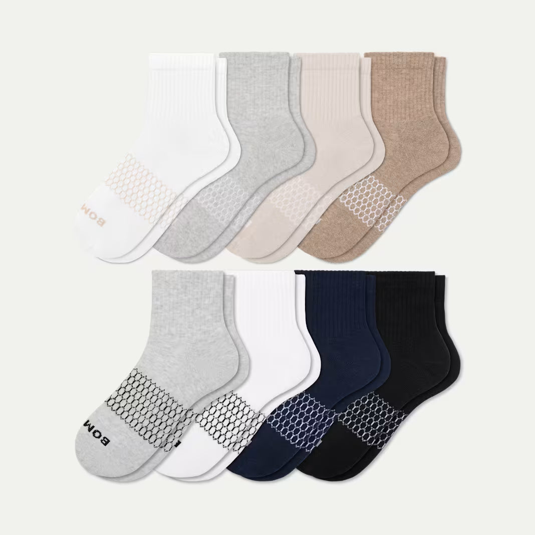 Women's Quarter Sock 8-Pack